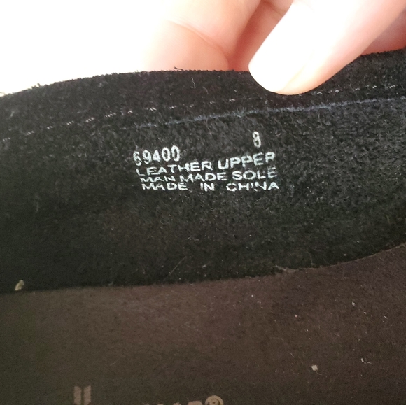 [Minnetonka] Black Moccasin Flats sz 8 - Picture 4 of 5